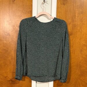 Green Abstract Dot H&M Blouse